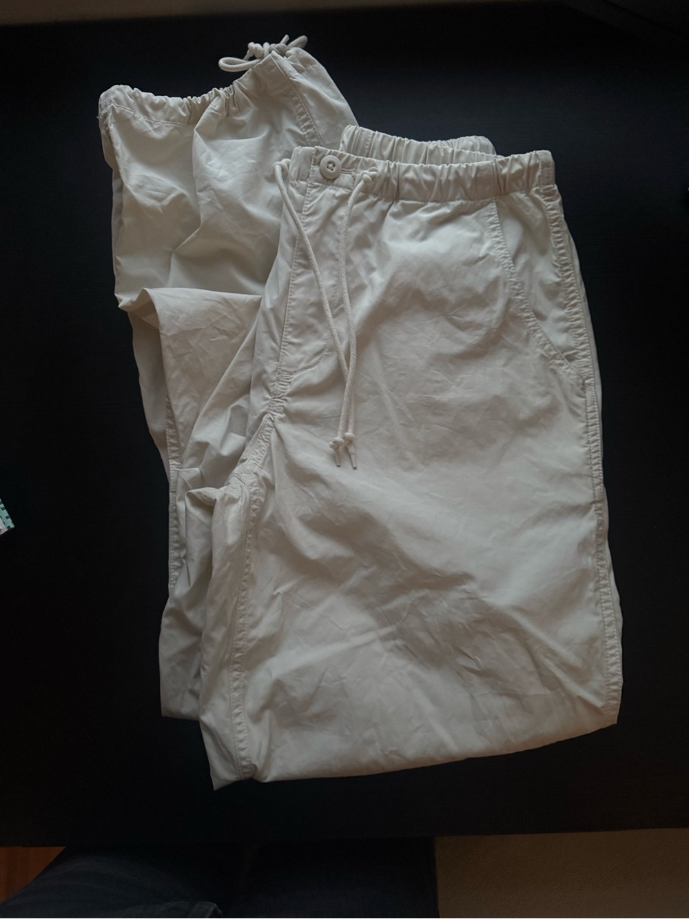 TNA Men's White Drawstring Joggers